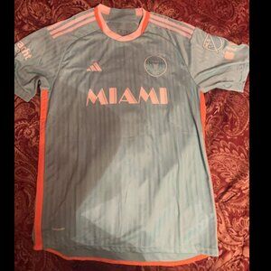 24/25 INTER MIAMI THIRD KIT SUAREZ 9 LIKE NEW MLS PATCH US XL SLIM FIT MINT COND